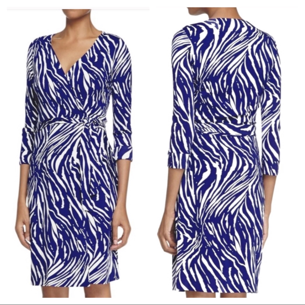 Diane Von Furstenberg New Julian Two Wrap Dress